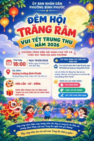 ĐÊM HỘI TRĂNG RẰM – VUI TẾT TRUNG THU, TRAO GỬI YÊU THƯƠNG