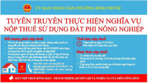 Tuyên truyền thực hiện nghĩa vụ nộp thuế sử dụng đất phi nông nghiệp