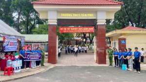 Phường Bình Phước: lực lượng công an sẵn sàng bảo đảm an ninh, an toàn kỳ thi tốt nghiệp THPT năm 2026 bắt đầu từ ngày mai
