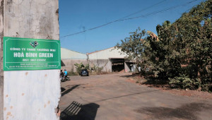 Yêu cầu tạm dừng hoạt động đối với Công ty TNHH thương mại Hòa Bình Green