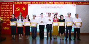 Đảng ủy phường Bình Phước hội nghị Ban chấp hành Đảng bộ...