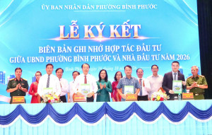 PHƯỜNG BÌNH PHƯỚC: TỔ CHỨC THÀNH CÔNG HỘI NGHỊ XÚC TIẾN ĐẦU...