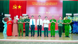 Phường Bình Phước chọn Khu phố Tiến Hưng 2 làm điểm Ngày hội Toàn dân bảo vệ an ninh Tổ quốc và ra mắt mô hình Khu phố tự quản, tự phòng về an ninh trật tự
