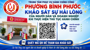 qr khao sat su hai long cua cong dan