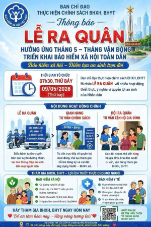 Hưởng ứng Tháng vận động, triển khai Bảo hiểm xã hội toàn dân năm 2026