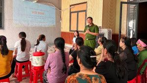 Bình Phước: tuyên truyền phòng ngừa tội phạm dịp cận tết cho hội viên phụ nữ Khu phố Tiến Hưng 6