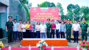 Khởi công xây dựng nhà “ Đại đoàn kết” cho hộ  khó khăn về nhà ở phường Bình Phước