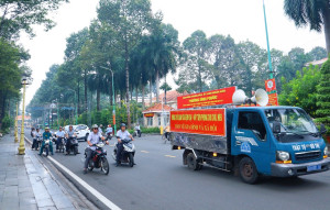 UBND Phường Bình Phước ra quân cao điểm thực hiện bắt giữ và xử lý động vật thả rông tại nơi công cộng, khu dân cư