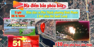 Video Địa điểm bắn pháo hoa tầm cao tại phường Bình Phước