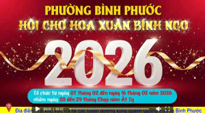 PHƯỜNG BÌNH PHƯỚC - HỘI CHỢ HOA XUÂN BÍNH NGỌ