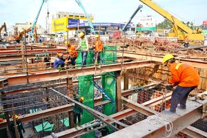 ​Ngã tư Tân Phong thông đường trước tết