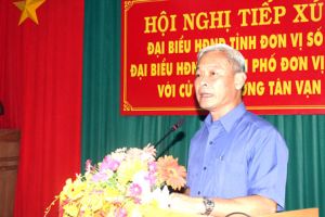 ​Cử tri kiến nghị nhiều vấn đề dân sinh