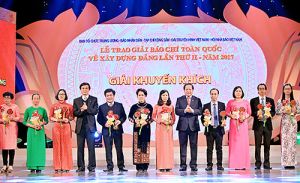 Trao giải báo chí toàn quốc viết về xây dựng Đảng lần 2