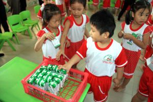 ​Biên Hòa và Định Quán vẫn cho học sinh uống sữa học đường bình thường