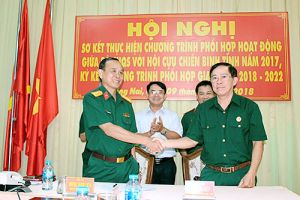 Bộ CHQS tỉnh và Hội CCB tỉnh: Hiệu quả tích cực trong công tác phối hợp