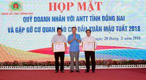 Trên 3,4 tỷ đồng ủng hộ Quỹ Doanh nhân với an ninh trật tự