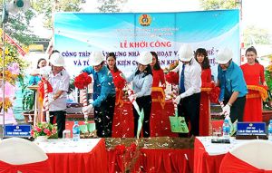 Khởi công xây dựng nhà sinh hoạt văn hóa thể thao và tổ chức sự kiện của Công đoàn