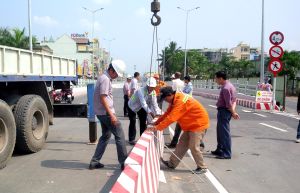 ​Nút giao ngã tư Tân Phong: Rút ngắn thời gian thi công