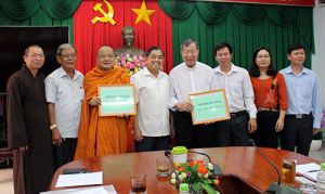 Hỗ trợ hoạt động Ban trị sự Giáo hội Phật giáo và Ủy ban Đoàn kết Công giáo tỉnh