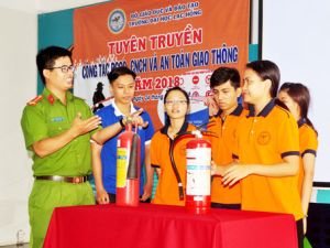 ​Tuyên truyền phòng cháy, chữa cháy trong sinh viên