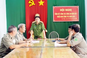 ​Ban bảo vệ dân phố năng nổ