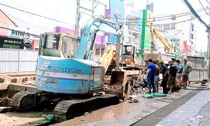 Dự án thoát nước ngã 5 Biên Hùng: Chạy đua để tiêu thoát nước trong mùa mưa