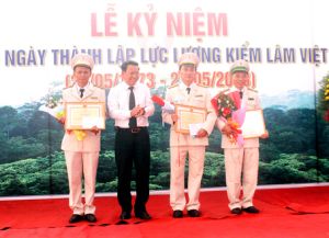 ​Kỷ niệm 45 năm Ngày thành lập lực lượng kiểm lâm Việt Nam