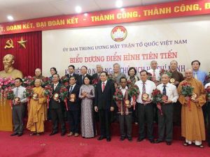 ​Trung ương Ủy ban MTTQ biểu dương 70 điển hình tiên tiến thi đua ái quốc