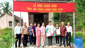 Nghĩa tình “Mái ấm Công đoàn”