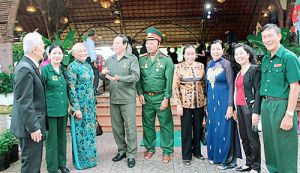 Tô thắm truyền thống lực lượng thanh niên xung phong