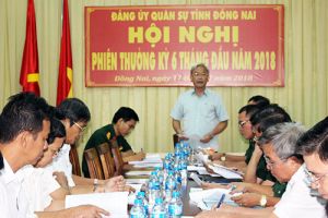 Đảng bộ Quân sự tỉnh lãnh đạo, chỉ đạo hoàn thành tốt nhiệm vụ chính trị