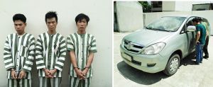 ​Bắt băng nhóm cướp xe ô tô táo bạo
