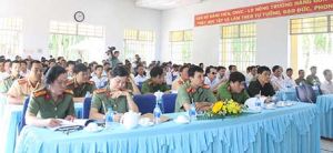 ​Công an tỉnh ra quân làm công tác dân vận