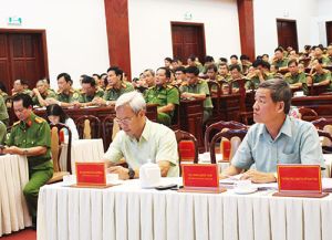 Đảm bảo tình hình an ninh chính trị và trật tự an toàn xã hội trên địa bàn