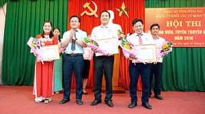 Đảng bộ Khối các cơ quan tỉnh tổ chức hội thi Báo cáo viên, tuyên truyền viên giỏi năm 2018