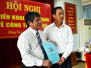 Đồng chí Nguyễn Tôn Hoàn được bổ nhiệm chức vụ Tổng biên tập Báo Đồng Nai