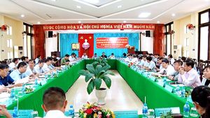 Chủ tịch UBND tỉnh Đinh Quốc Thái làm việc với huyện Thống Nhất