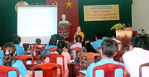 Đẩy mạnh đào tạo, bồi dưỡng cán bộ Công đoàn