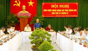 ​Hội nghị lần thứ 14 Ban Chấp hành Đảng bộ tỉnh khóa X: Kinh tế - xã hội của tỉnh phát triển đúng định hướng