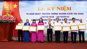 Kỷ niệm 70 năm Ngày truyền thống ngành Kiểm tra Đảng
