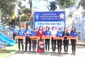 ​Khánh thành công trình sinh viên trị giá 200 triệu đồng