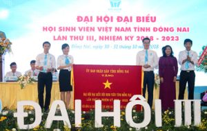 Chị Hồ Hồng Nguyên tái đắc cử Chủ tịch Hội Sinh viên Việt Nam tỉnh Đồng Nai khóa III