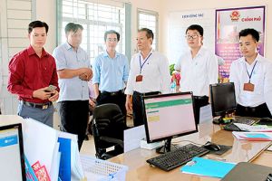Nỗ lực ứng dụng công nghệ thông tin vào cải cách hành chính