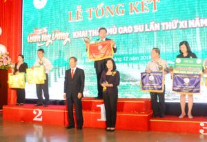 ​8 thí sinh đoạt giải Bàn tay vàng khai thác mủ cao su