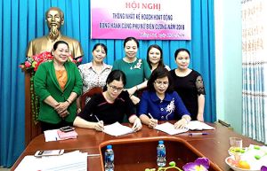 Ký kết triển khai chương trình “Đồng hành cùng phụ nữ biên cương”