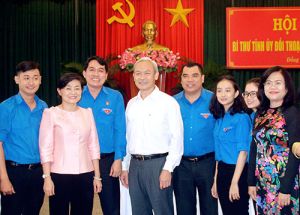 Bí thư Tỉnh ủy đối thoại với thanh niên: Hỗ trợ thanh niên đổi mới sáng tạo, khởi nghiệp