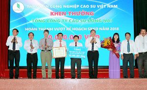 Tổng công ty Cao su Đồng Nai hoàn thành chỉ tiêu vượt kế hoạch năm