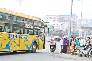 Đảm bảo trật tự giao thông và vận chuyển khách dịp Tết