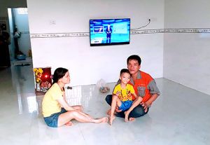 Thành quả từ sự nỗ lực lao động…