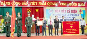 Huyện Cẩm Mỹ kỷ niệm 15 năm thành lập và đón nhận Huân chương Lao động hạng ba